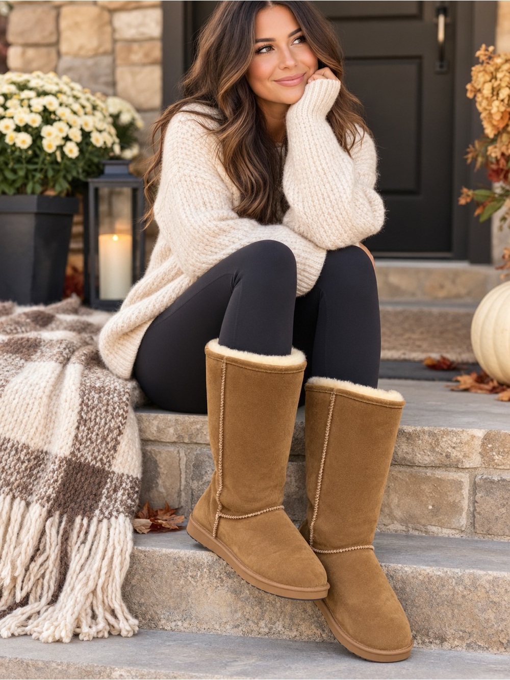 BearPaw Elle Tall boots Sz 6 New in box